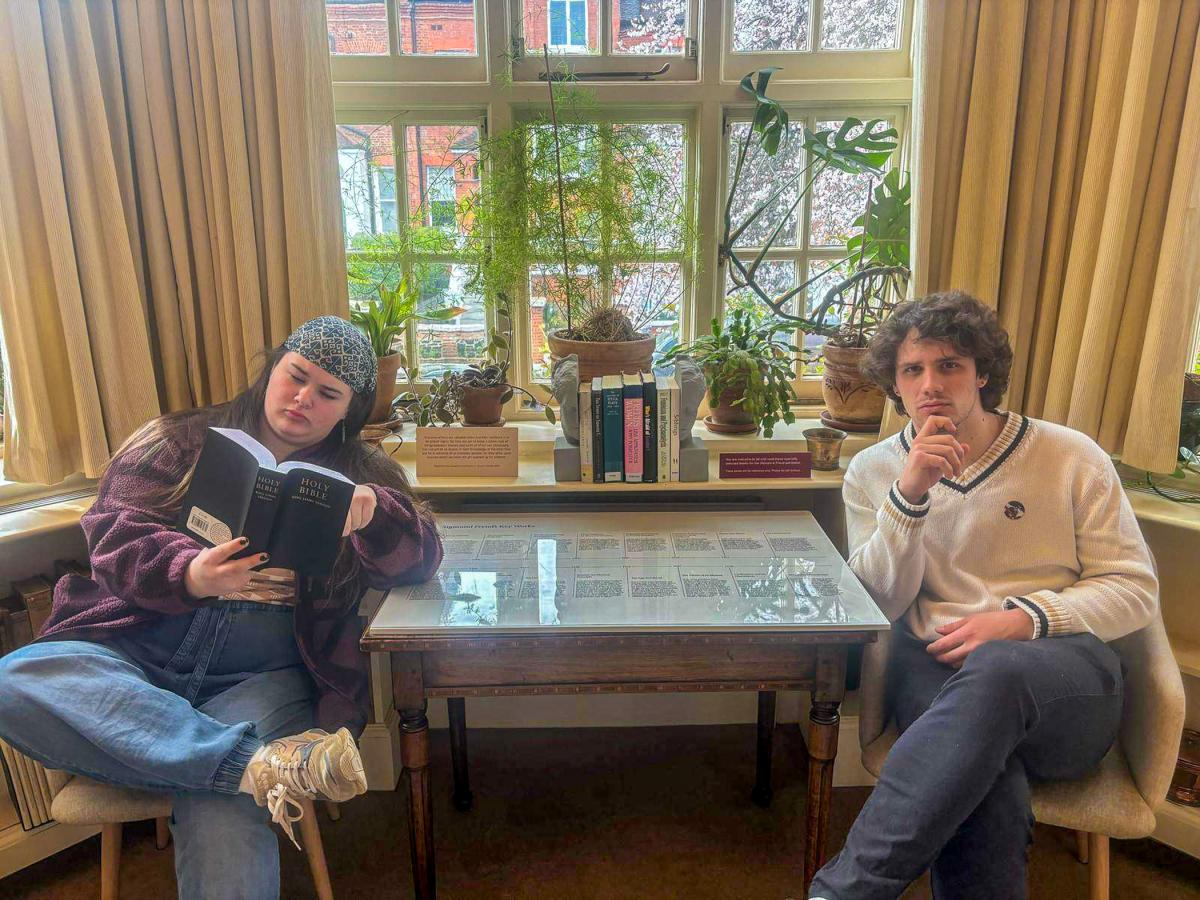 Students in the Freud Museum
