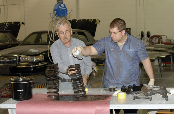 Nationally Renowned Auto Restorers Visit Collision Repair Lab