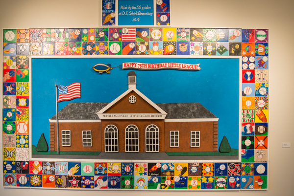 A high-flying creation by fifth-graders at Donald E. Schick Elementary School in Loyalsock Township wishes Little League a happy 75th birthday. 
