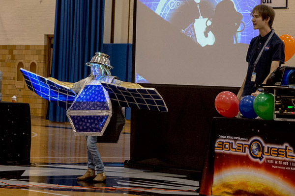 The Carnegie Science Center presents “SolarQuest,” allowing youngsters to explore the sun without leaving Bardo Gym.