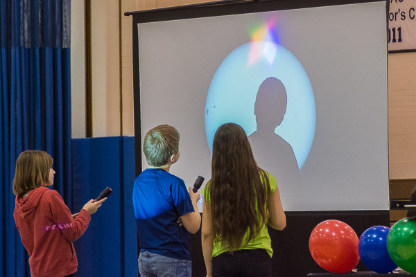 Who knows what knowledge lurks within local middle-schoolers? The shadow knows!