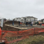 Penn College construction students prep the site of a Habitat for Humanity build ...