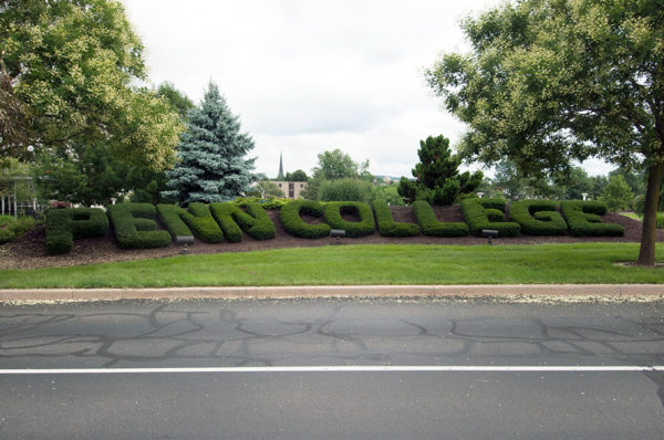 A newly groomed landmark awaits a new year