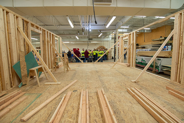 Wide-open possibilities in the construction carpentry lab