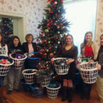 From left: Students Rebecca L. Helminiak, Williamsport, and Rachel L. Hafer, Boyertown; Dawn Linn, YWCA chief exectuive officer; Amy Rutherford, Liberty House case manager; student Leigh A. McCarty, Williamsport; and Anna Thompson, the YWCA's communications and development director.