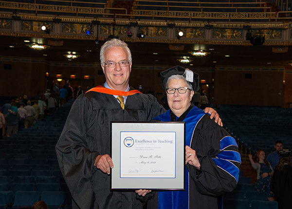 Drew R. Potts, assistant professor of civil engineering technology, received an Excellence in Teaching Award.