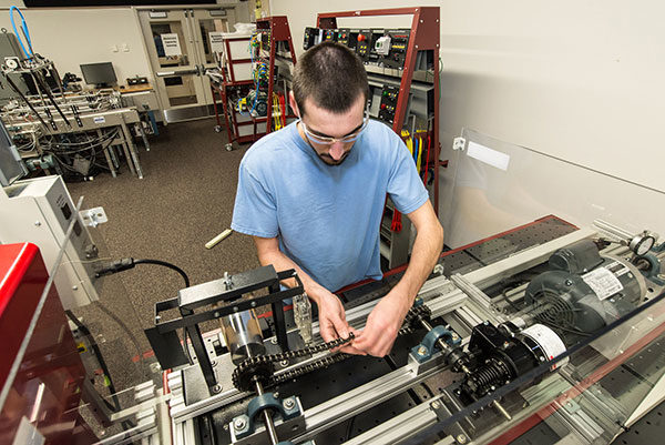 Students will be working in Pennsylvania College of Technology’s mechatronics lab as part two new baccalaureate degrees: automation engineering technology: mechatronics, and automation engineering technology: robotics and automation. 