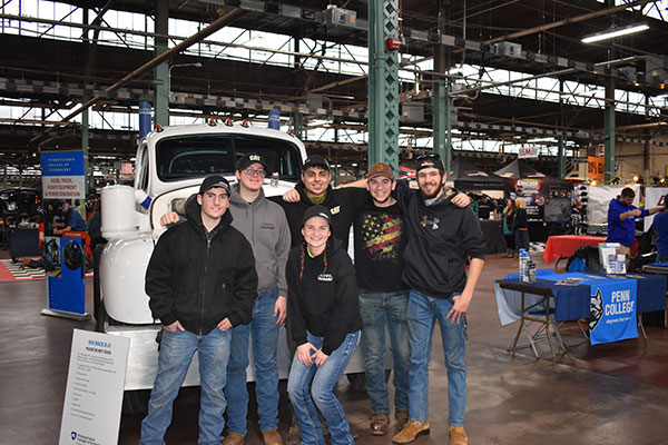 College's well-versed diesel ambassadors impress Motorama crowd