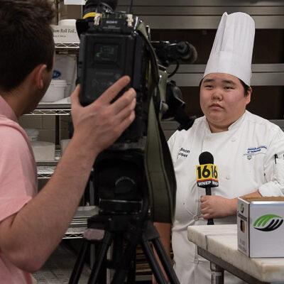 Cooper, a student in culinary arts, discusses what she’s learned and looks forward to seeing on her return trip.
