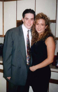 Students Michael and Jodie in the Campus View Apartments.