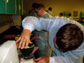 Using the 'dental shaker' to prepare a mold