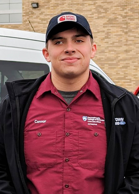 Penn College automotive student receives national scholarship