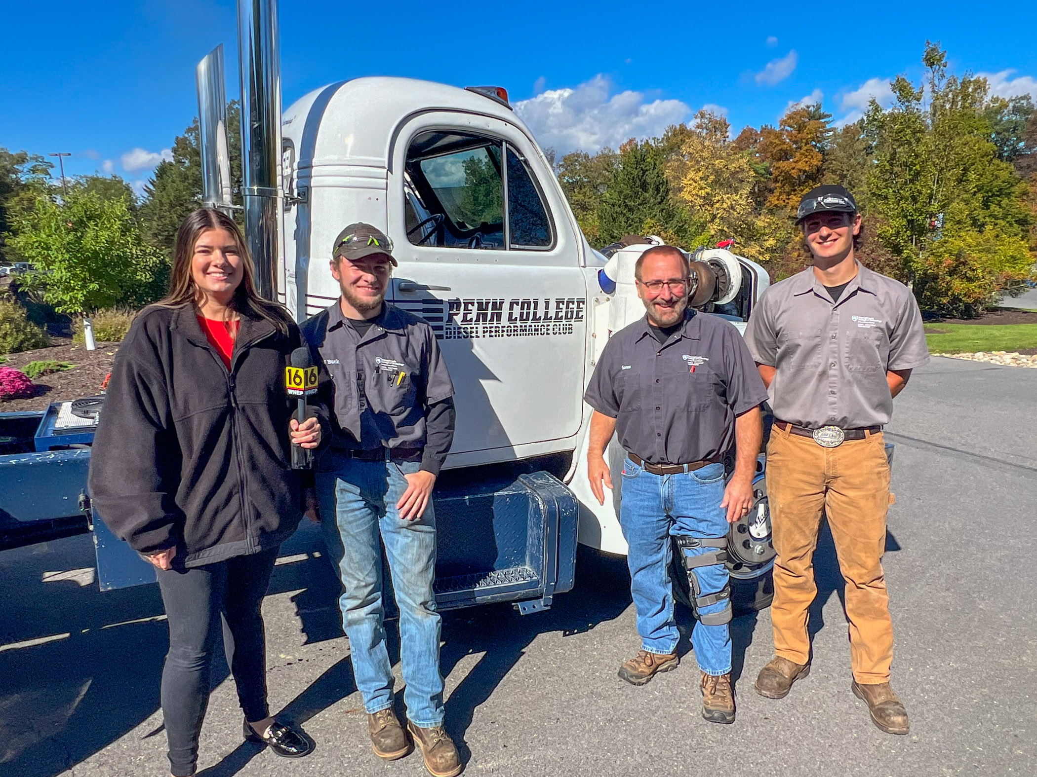 WNEP-TV spotlights diesel drag truck