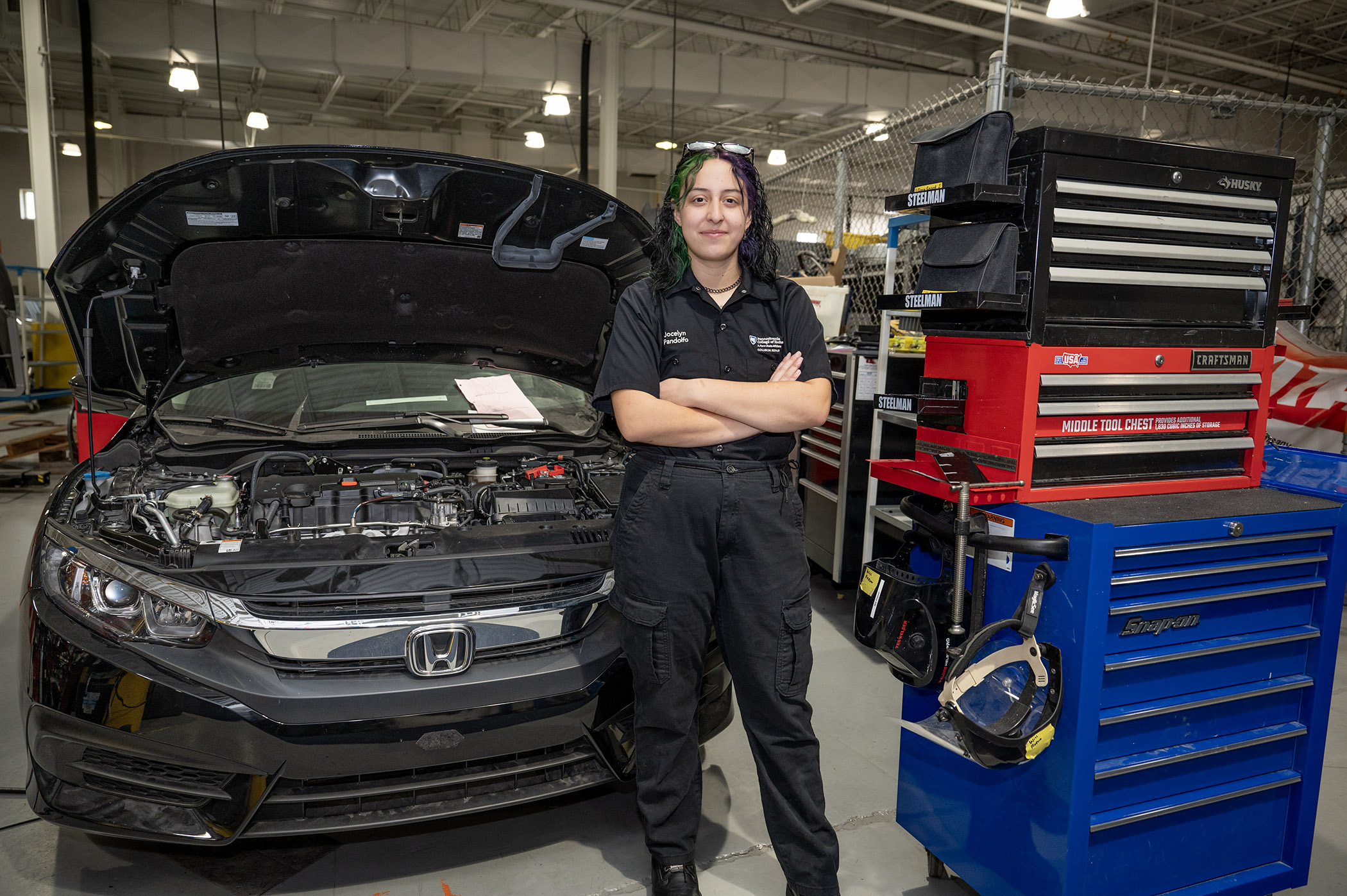 Penn College collision repair student receives scholarship