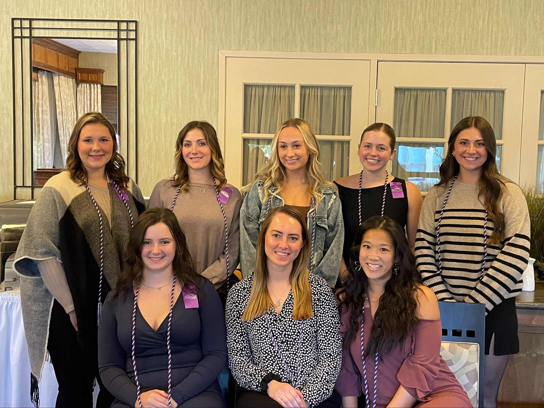 Sigma Theta Tau nursing honor society inducts members