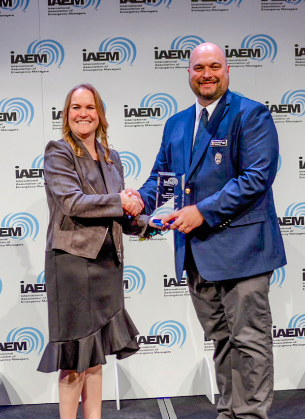 Emergency management instructor receives national honor