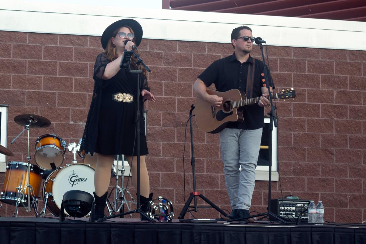 Chamberlain Hill, comprising siblings Sara R. Scott and Rocky Allen, brings an authentic country sound to Friday Night Fest.