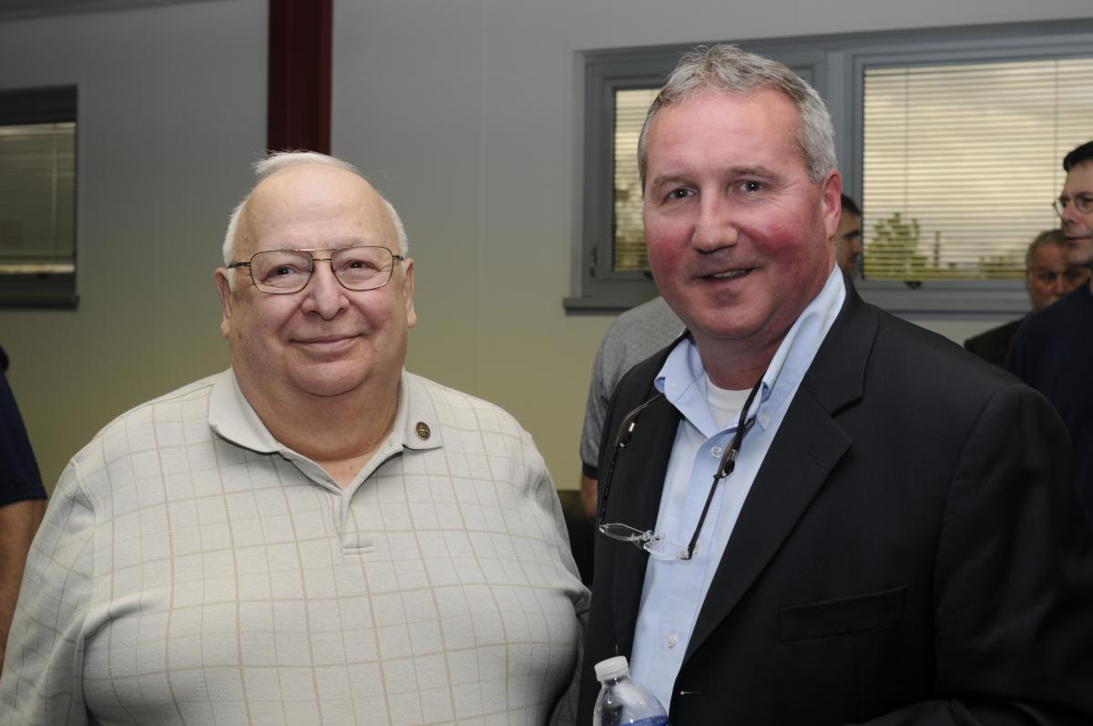 ... and with Brett A. Reasner, dean of transportation and natural resources technologies. Both men have received the college's Master Teacher Award: Doebler in 1995 and Reasner four years later.