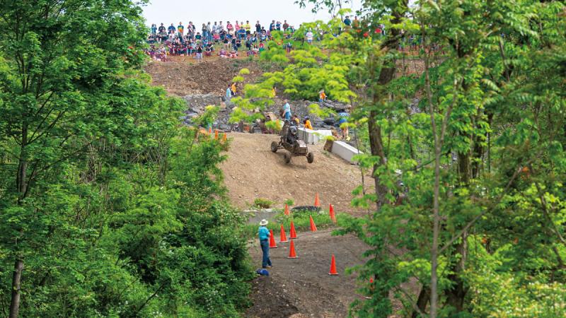 A portion of the 1.1-mile endurance track.