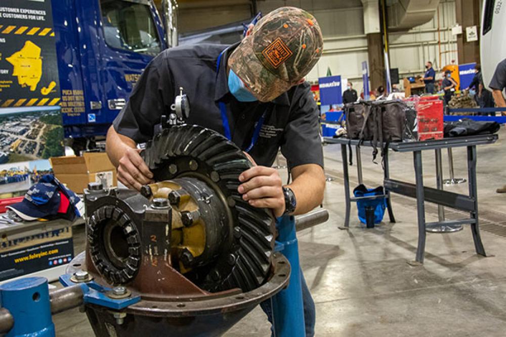 Penn College hosts its first-ever CTE diesel competition