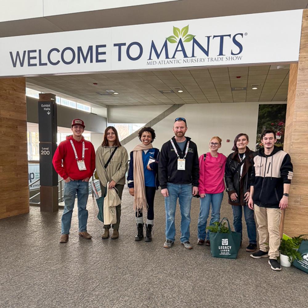 group at convention center