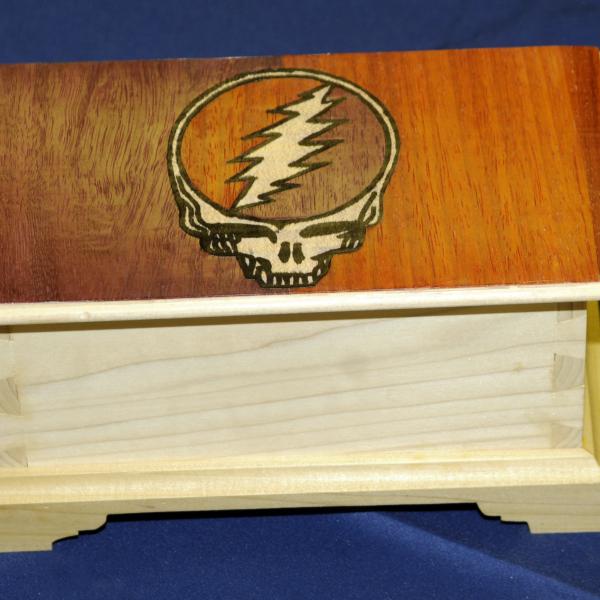 A band's familiar "Deadhead" logo needs no introduction.