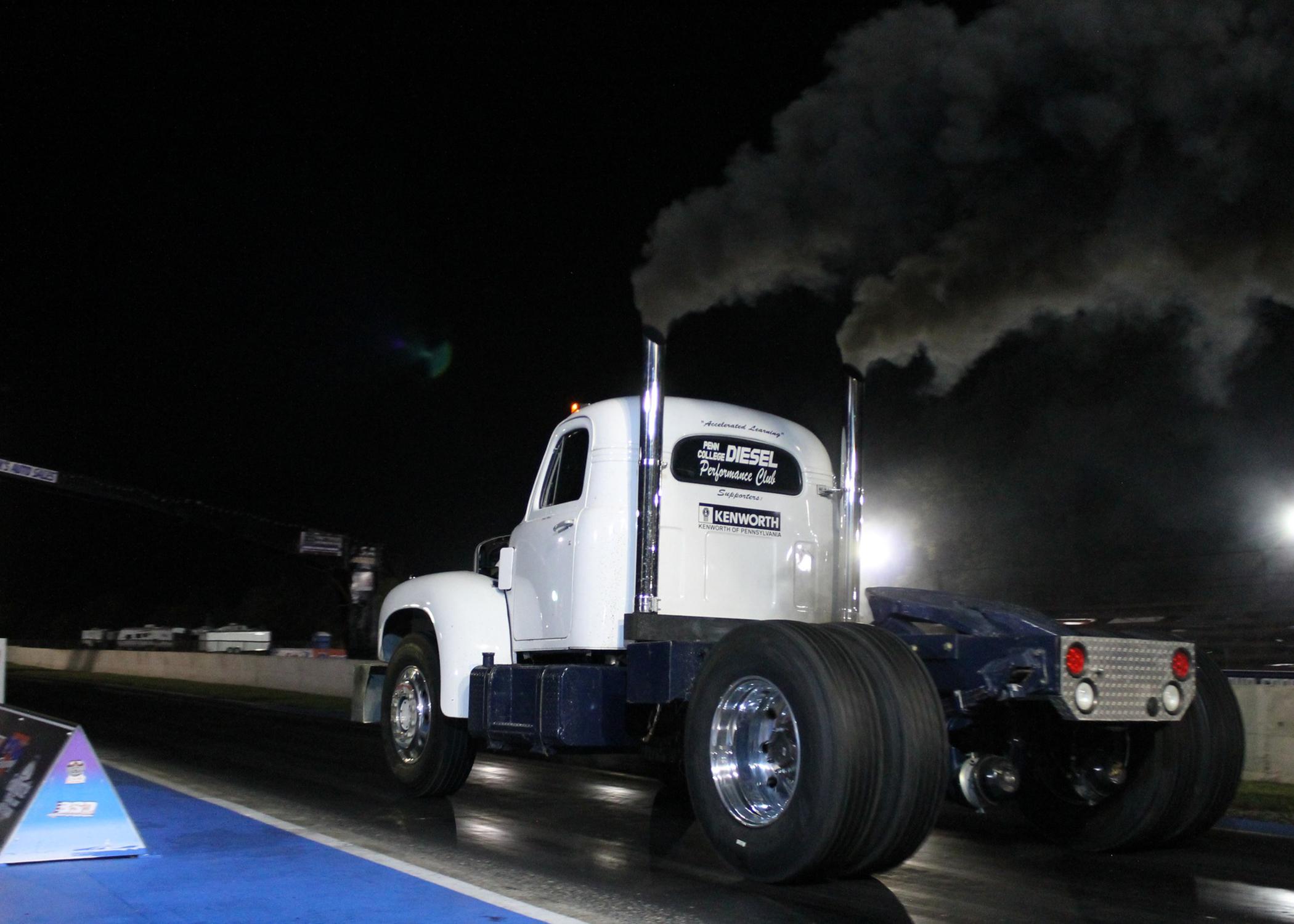 College s diesel drag truck a 25 year overnight sensation