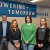 From left: Aron Patrick, director of research & development, PPL Corp.; Tracie L. Witter, regional affairs director, PPL Electric Utilities; Ashley M. Shamblen, a Milton resident who benefited from dual enrollment in high school and is now enrolled in Penn College’s paramedic science major; and Stefanie M. Shipe, representing Penn College K-12 Outreach. 