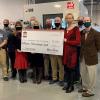 Commemorating the Gene Haas Foundation’s $15,000 grant award to Penn College