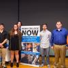 Penn College presented scholarships to 13 first-year students who took Penn College NOW courses.