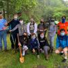 Some of the Pennsylvania College of Technology physical therapist assistant students and employees who helped to plant trees at Trailing Pines Tree Farm in Muncy as part of the Chesapeake Bay Foundation’s Keystone 10 Million Trees Partnership