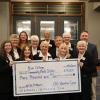 The Community Arts Center Volunteer Corps recently made a $3,000 donation in celebration of the theater's 30th anniversary. 