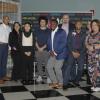 The day's speakers and co-sponsors of Tuesday's Hispanic Heritage Month event stand for a group photo in Penn's Inn.