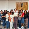 Penn College students with the instructors of their Spanish classes