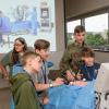 campers in a surgical technology lab