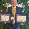 Baumgardner holds certificates