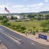 aerial image of Penn College campus entrance