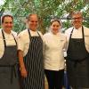 The star-studded Spring 2017 Visiting Chef lineup (from left): Tramonto,  Folse, Gardner and Wressell.