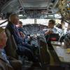 State Senate Caucus Tours College's Aviation Center