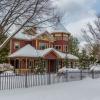 A picturesque campus landmark the whole year 'round, The Victorian House is a snow-capped stunner this winter.