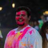 Student leader Kellor A. Schooley: a familiar face in the colorful crowd