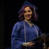 Ana Nicole Uribe, baking and pastry arts graduate from Lewisburg, beams with pride. 