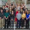 The 2019 Penn College Youth Leadership Program class stands for an official portrait in the Student & Administrative Services Center.