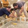 Masonry Students Build Glass Enclosure for Time Capsule