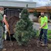 Students mark Arbor Day with ESC tree-planting