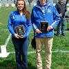 Athletes of the Year Reda A. Vermilya, soccer, and Joseph A. Dowdrick III, archery, were honored over the weekend.