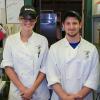 Penn College baking and pastry arts students Autumn E. MacInnis, of Trout Run, and Timothy L. Kuntz, of Wyalusing, spent the summer interning at Knoebels Amusement Resort’s Cookie Nook.