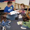 Student-Athletes Read to Elementary Pupils