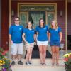 This year's off-campus living and commuter services student staff (from left): Todd D. Robatin, Morgan N. Keyser, Sarah Boyer and Lauren J. Crouse.
