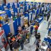 The Spring 2019 Career Fair attracted more than 450 employers – including 29 Fortune 500 companies – to Pennsylvania College of Technology’s Field House (shown here) and Bardo Gymnasium. Employers were offering 5,000-plus jobs and internships.